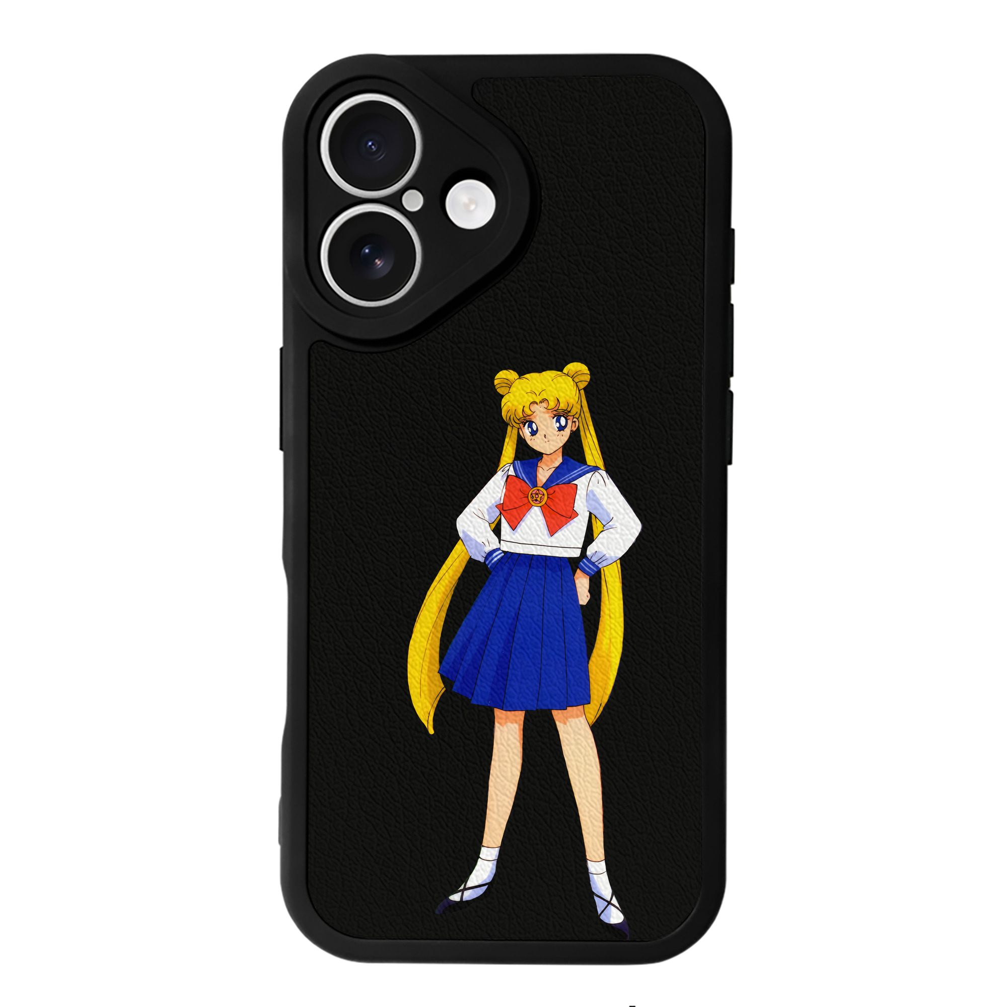（画像用） 美少女戦士セーラームーン 愛野 美奈子 あいの みなこ Sailor Moon Aino Minako 【iPhone 16シリーズ対応】シリコンスマホケース（レザー調） 材質：シリコン